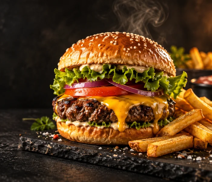 ATAS burger — ilustrativni prikaz